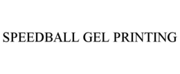 Mark drawing for SPEEDBALL GEL PRINTING