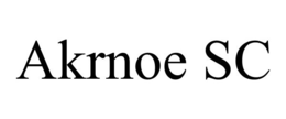Mark drawing for AKRNOE SC