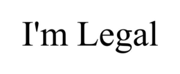 Mark drawing for I'M LEGAL