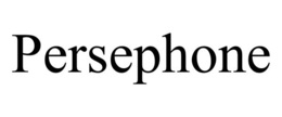Mark drawing for PERSEPHONE