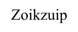 Mark drawing for ZOIKZUIP