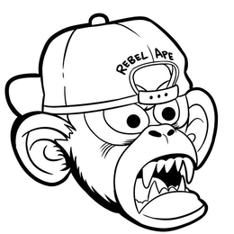 Mark drawing for REBEL APE