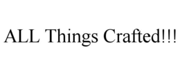 Mark drawing for ALL THINGS CRAFTED!!!