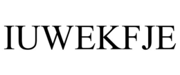 Mark drawing for IUWEKFJE