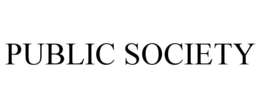 Mark drawing for PUBLIC SOCIETY