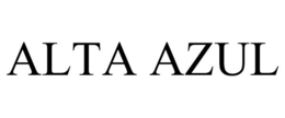 Mark drawing for ALTA AZUL