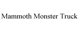 Mark drawing for MAMMOTH MONSTER TRUCK