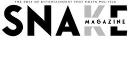 Mark drawing for SNAKE MAGAZINE THE BEST OF ENTERTAINMENT THAT MEETS POLITICS