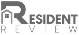 Mark drawing for RESIDENT REVIEW
