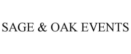 Mark drawing for SAGE & OAK EVENTS