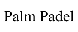 Mark drawing for PALM PADEL