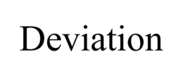 Mark drawing for DEVIATION