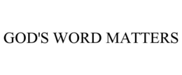 Mark drawing for GOD'S WORD MATTERS