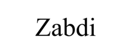 Mark drawing for ZABDI