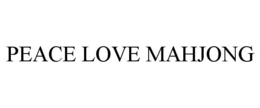 Mark drawing for PEACE LOVE MAHJONG