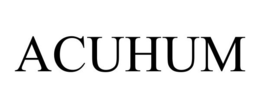 Mark drawing for ACUHUM