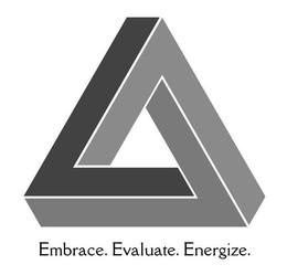 Mark drawing for EMBRACE. EVALUATE. ENERGIZE.