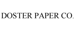 Mark drawing for DOSTER PAPER CO.