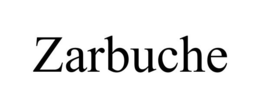 Mark drawing for ZARBUCHE