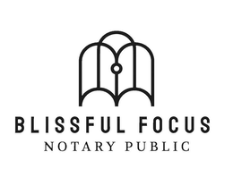 Mark drawing for BLISSFUL FOCUS NOTARY PUBLIC