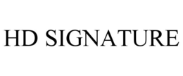 Mark drawing for HD SIGNATURE
