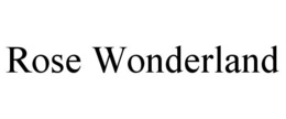 Mark drawing for ROSE WONDERLAND