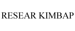 Mark drawing for RESEAR KIMBAP