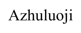 Mark drawing for AZHULUOJI