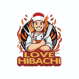 Mark drawing for LOVE HIBACHI