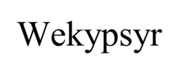 Mark drawing for WEKYPSYR