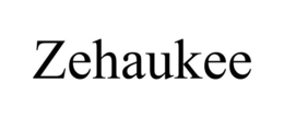 Mark drawing for ZEHAUKEE