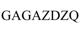 Mark drawing for GAGAZDZQ