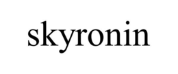 Mark drawing for SKYRONIN