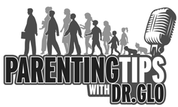 Mark drawing for PARENTING TIPS WITH DR. GLO