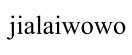 Mark drawing for JIALAIWOWO