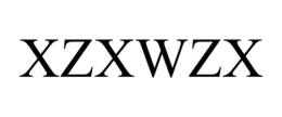 Mark drawing for XZXWZX