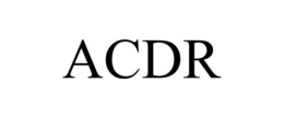 Mark drawing for ACDR