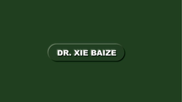 Mark drawing for DR.XIE BAIZE