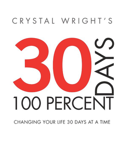 Mark drawing for CRYSTAL WRIGHT'S 30 DAYS 100 PERCENT CHANGING YOUR LIFE 30 DAYS AT A TIME