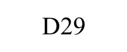 Mark drawing for D29