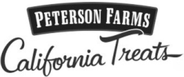 Mark drawing for PETERSON FARMS CALIFORNIA TREATS