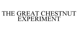 Mark drawing for THE GREAT CHESTNUT EXPERIMENT