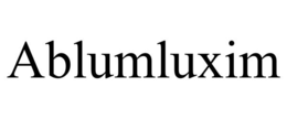 Mark drawing for ABLUMLUXIM