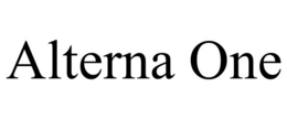 Mark drawing for ALTERNA ONE