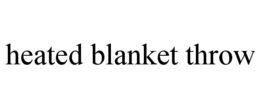 Mark drawing for HEATED BLANKET THROW