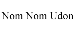 Mark drawing for NOM NOM UDON