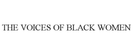 Mark drawing for VOICES OF BLACK WOMEN