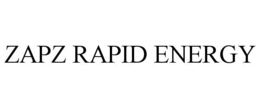 Mark drawing for ZAPZ RAPID ENERGY