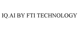 Mark drawing for IQ.AI BY FTI TECHNOLOGY