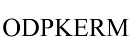 Mark drawing for ODPKERM